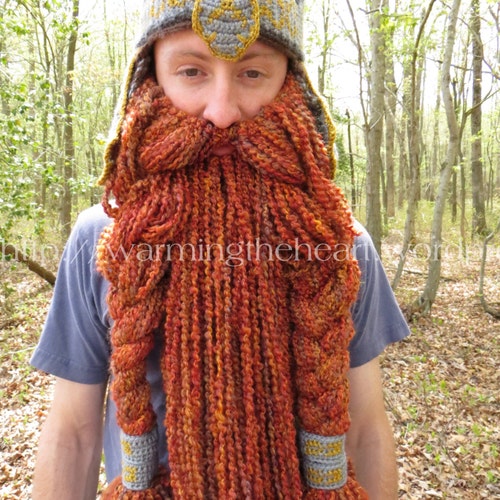 Crochet PATTERN Gimli Inspired Beard 