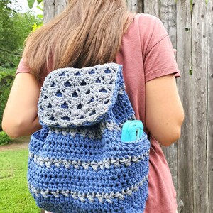 Crochet PATTERN - Lacy Days Backpack