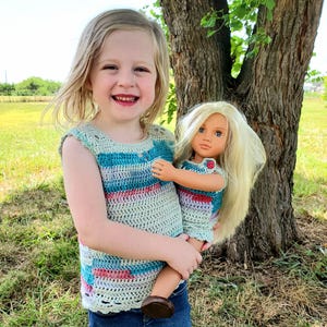 Crochet PATTERN - Lil&#39; Sweet Pea Tank Top