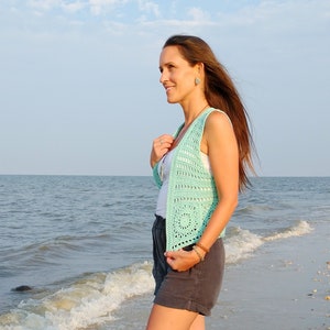Crochet PATTERN - Catching Rays Vest