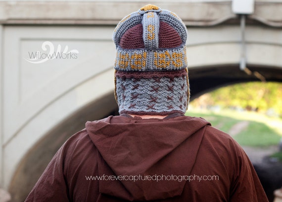 Crochet PATTERN - Gimli Inspired Helmet ONLY | Dwarven Helm