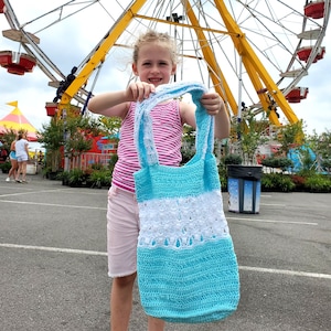Crochet PATTERN - Lacy Days Market Bag