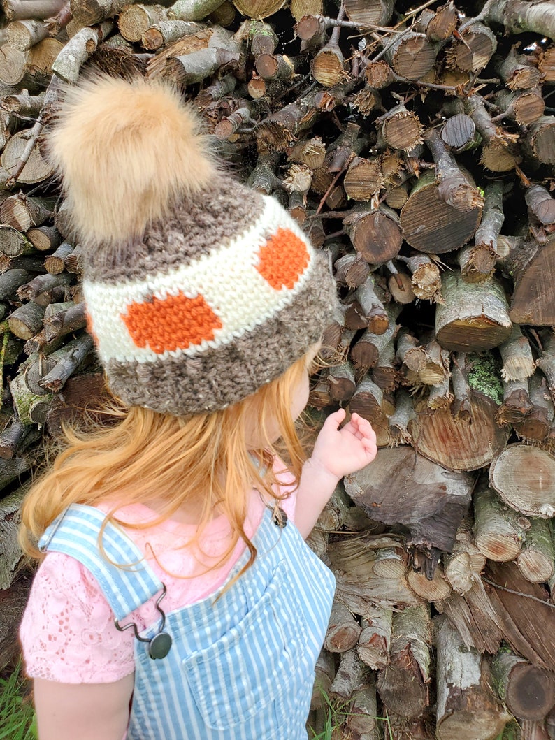 Crochet PATTERN Autumn Waves Child image 4