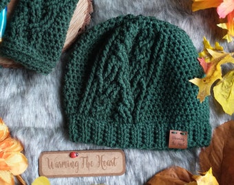 Upside Beanie (Adult) - Hunter Green