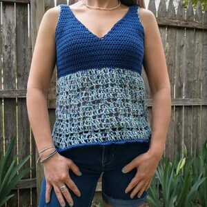 Crochet PATTERNS- Festival Flair Tank Top and Festival Flair Child Tank Top