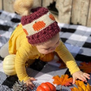 Crochet PATTERN Autumn Waves Child image 6