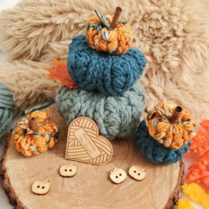 Crochet PATTERN - Upstream Pumpkin