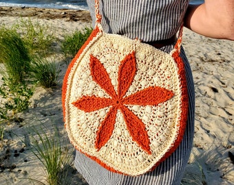 Crochet PATTERN - Boho Blossom Bag