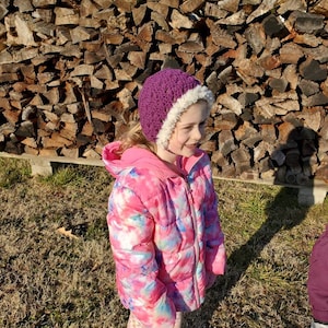 Prairie Breeze Bonnet - Dark Plum