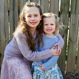 Crochet PATTERN - Lil&#39; Sweet Pea Sweater