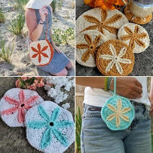 Crochet PATTERN - Boho Blossom Collection (4 Patterns)