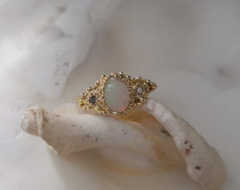 Seaweed Opal Ring