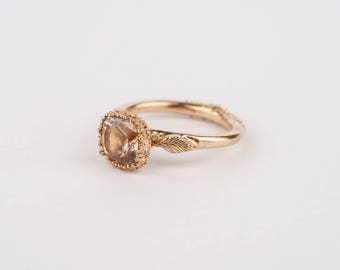 Rowan Leaf Ring