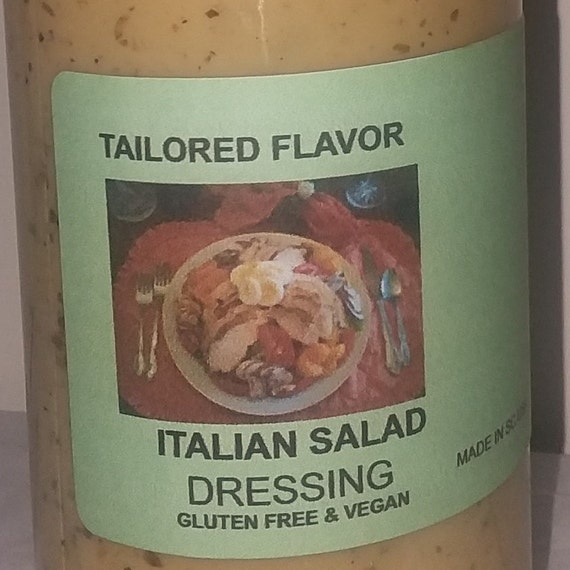 10 Oz. Italian Gluten Free Vegan or House Dressing Not Gluten Free - Etsy 10 Oz. Italian Gluten Free Vegan or House Dressing Not Gluten Free - Etsy