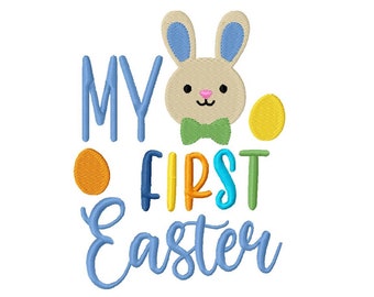 Machine Embroidery Designs Applique Easter Embroidery -Happy Easter Embroidery Chick girl in egg 4 Sizes