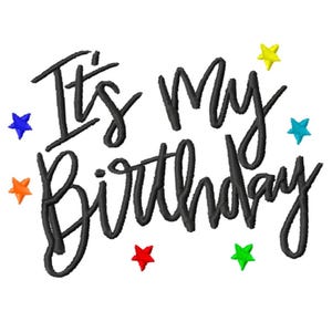 Es ist mein Geburtstag Stickdatei - SOFORTIGER DOWNLOAD -