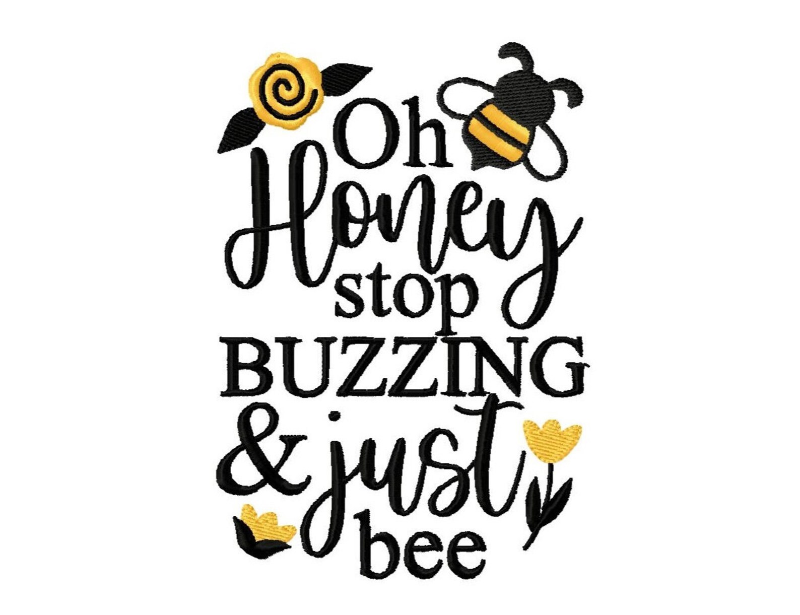 Always bee kind embroidery design 5x7 instant download  etsy