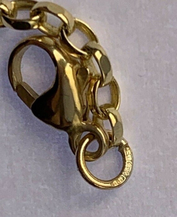 9ct Gold 18.25" Belcher Chain  5.14 grammes - image 4