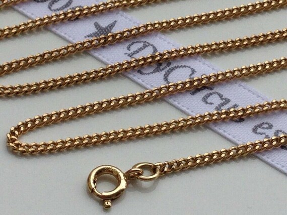 9ct 375 Gold 18" Vintage Chain - image 6