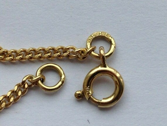 9ct 375 Gold 18" Vintage Chain - image 5