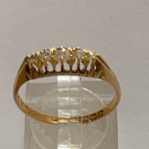 18ct Gold Antique 0.33 Carat diamond Ring