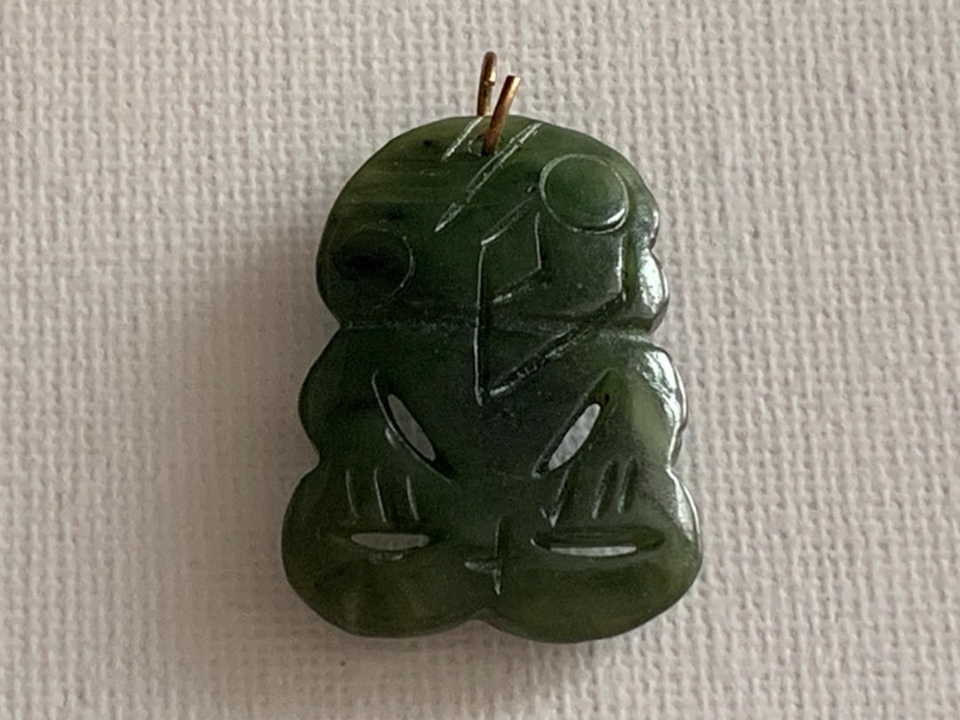 Jade Maori Tiki God - Fertility From New Zealand - Etsy