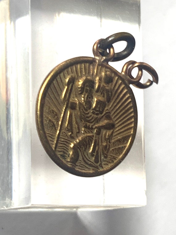 Rare Antique St.Christophers Pendant by Charles H… - image 4