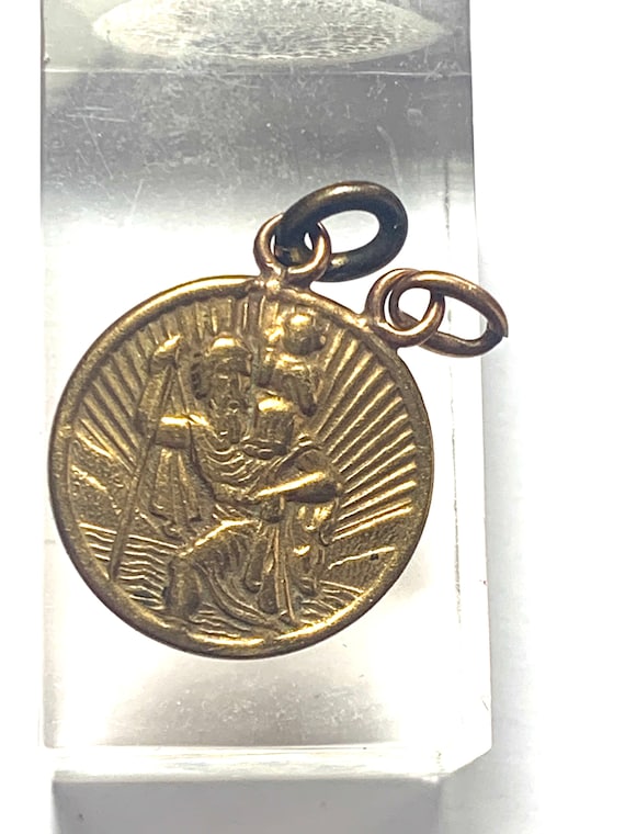 Rare Antique St.Christophers Pendant by Charles H… - image 1