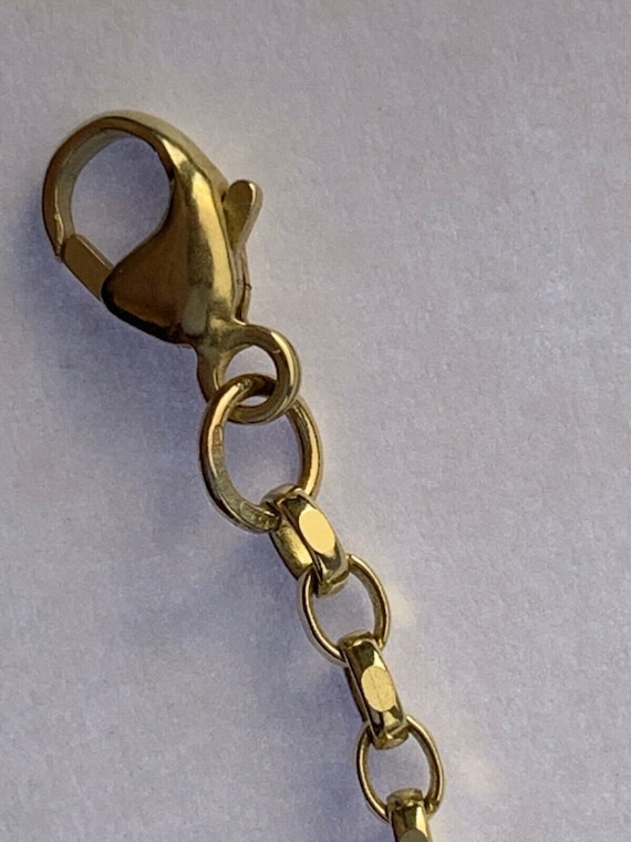 9ct Gold 18.25" Belcher Chain  5.14 grammes - image 5