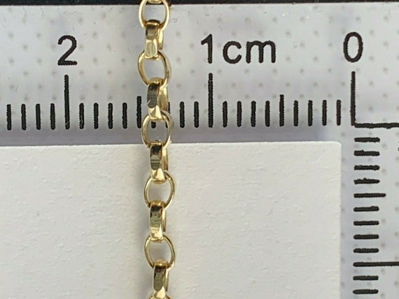 9ct Gold 18.25" Belcher Chain  5.14 grammes - image 3