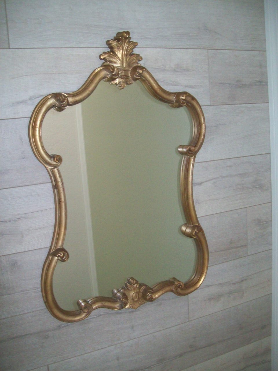 Vintage Carolina Mirror Company Ornate Rococo Syroco Baroque Etsy