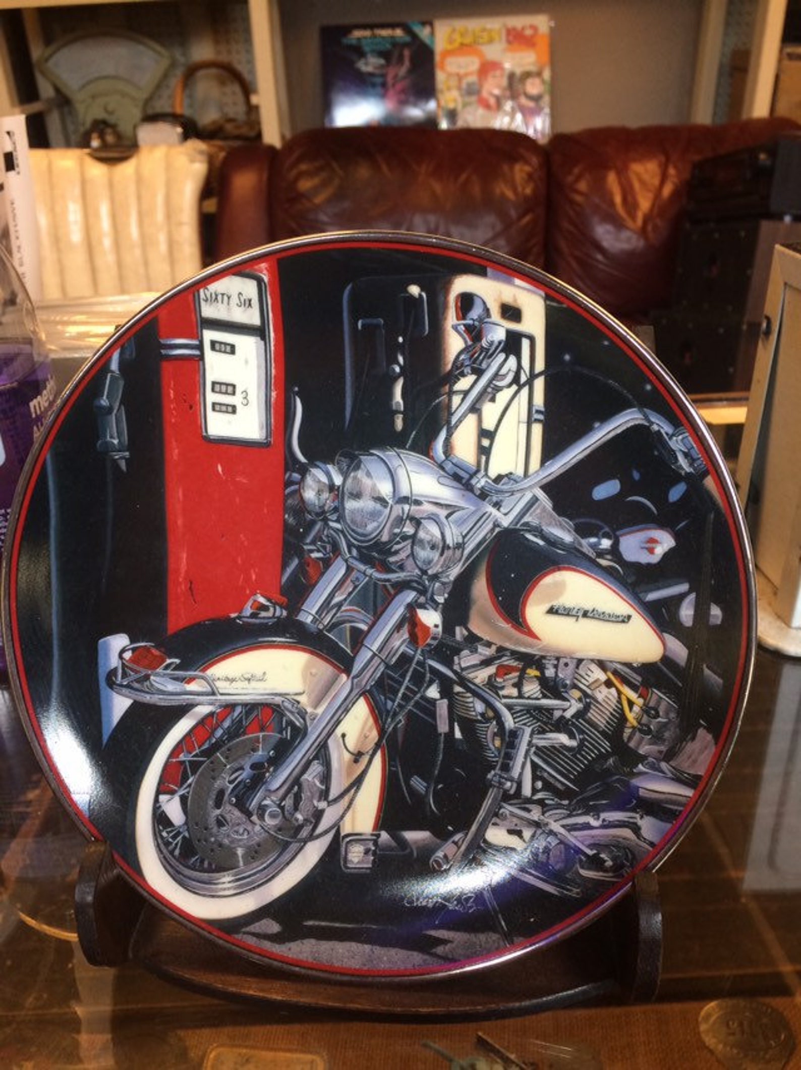 HarleyDavidson Collectible Plate Etsy.de