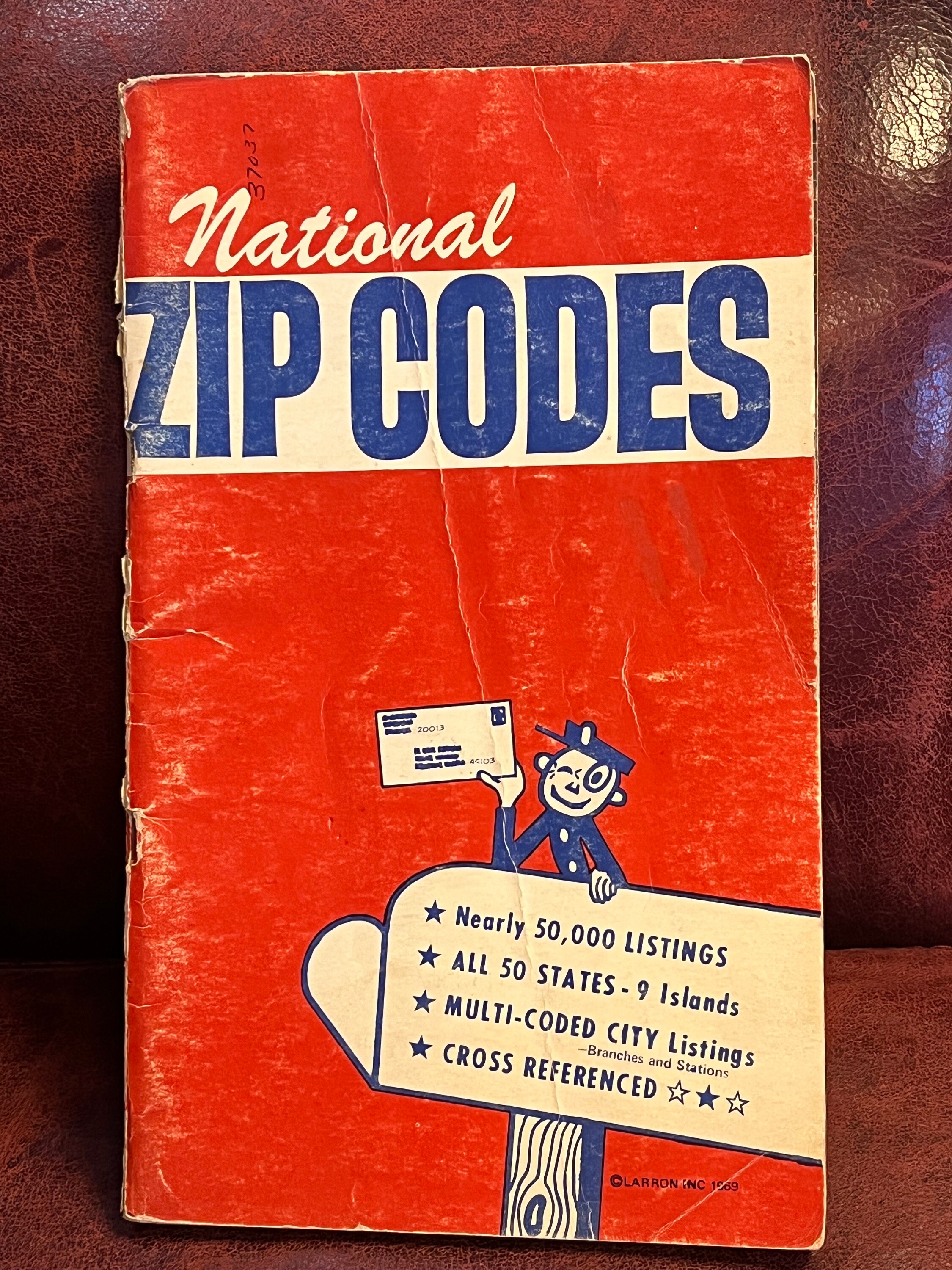 1969 National Zip Codes Vintage Booklet Etsy