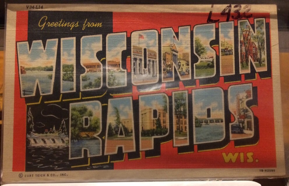 Vintage Wisconsin Rapids Wisconsin Postcard Etsy