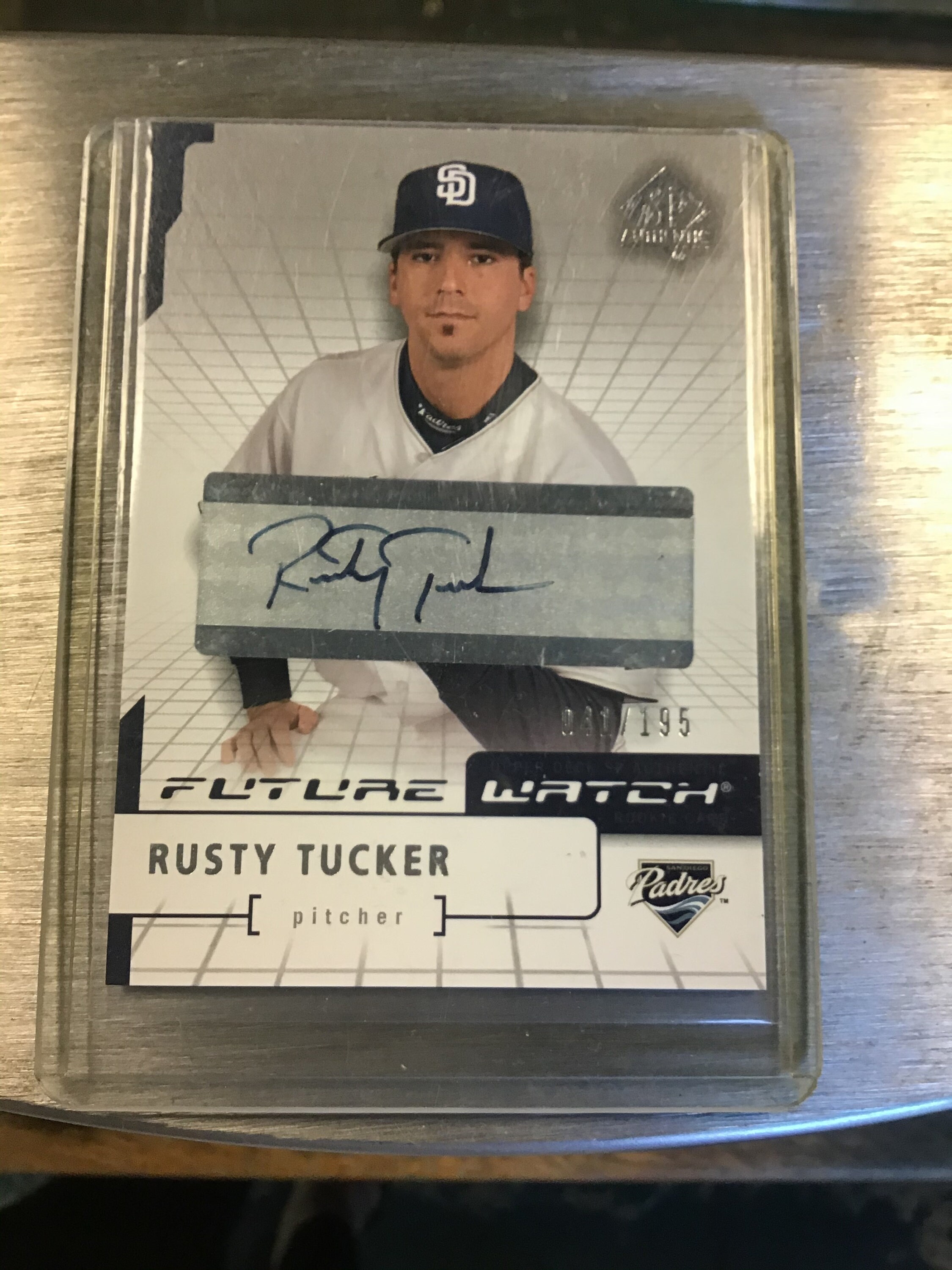 Collectible Rusty Tucker Baseball Card Etsy UK