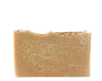 Jabón de avena, miel y leche de cabra / Limpiador suave para pieles sensibles / Jabón artesanal de manteca de karité