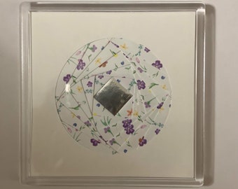 Tiny Flowers Coasters - set of 4