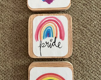 Pride Trio - set of 3 magnets