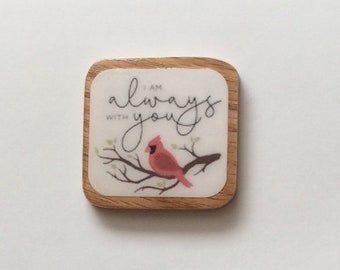 Red cardinal magnet