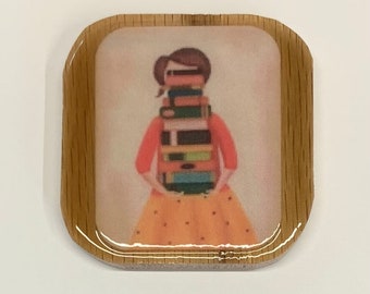 Book Girl magnet