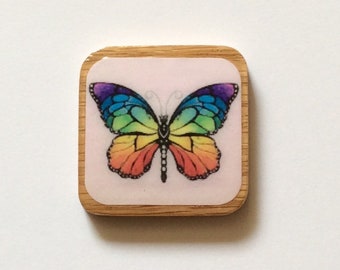 Rainbow butterfly Magnet