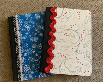 Holiday mini notebooks - set of 2