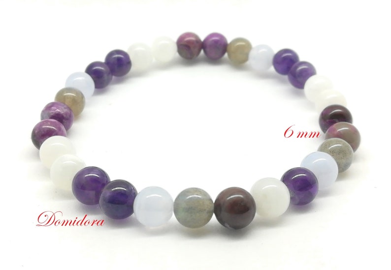 Bracelet Bouffées de Chaleur, Menopause, Pierres Naturelles, Bien Etre
