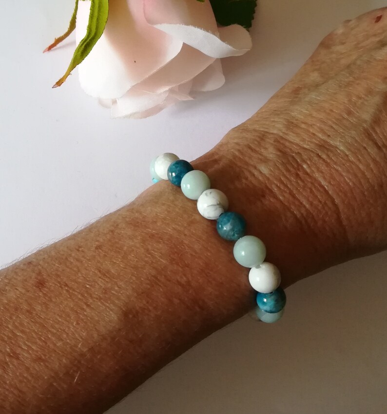Bracelet Minceur Bracelet Apatite Bracelet Amazonite Etsy France