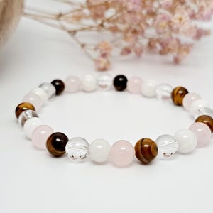 Bracelet De Grossesse En Pierres Naturelles Jaspe Rouge - Fait Main, Neuf Sans Emballage