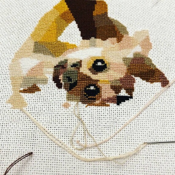 Monkey Cross Stitch Pattern Baby Monkey Cross Stitch Geometric Nursery Cross Stitch Animal Cross Stitch Pattern Cute Kids Room Decor - 