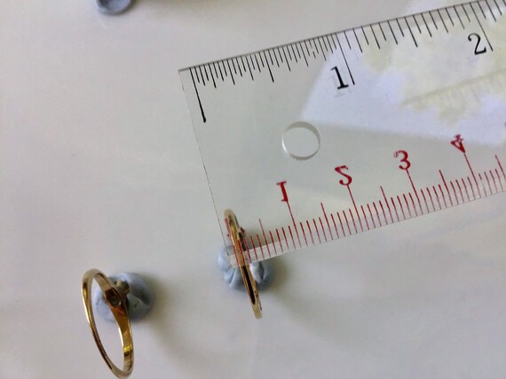 Antique ruby solitaire claw set Victorian to Edwa… - image 10