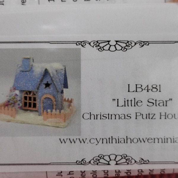 Christmas Putz House Kit LB481