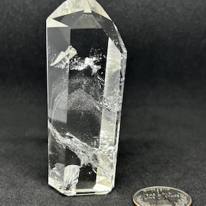 Polished Phantom Quartz Crystal Tower From Brazil
