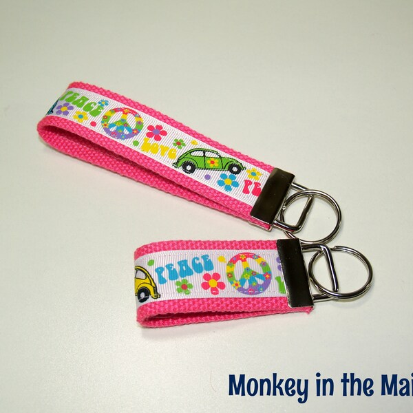 License Plate Hippie Camping Vintage Van Cat Acrylic Keychain Cat Lover Gift P226138